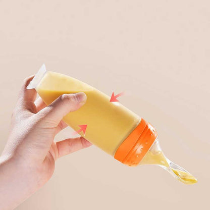 BBET Baby Silicone Feeding Bottle - BPA - Free (Squeeze Type) - Twisoo