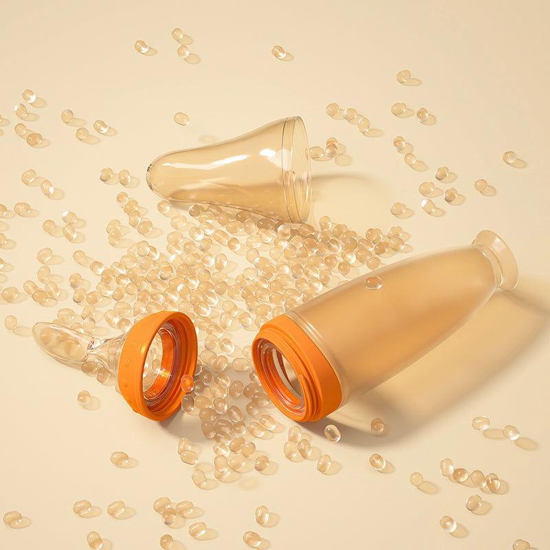 BBET Baby Silicone Feeding Bottle - BPA - Free (Squeeze Type) - Twisoo