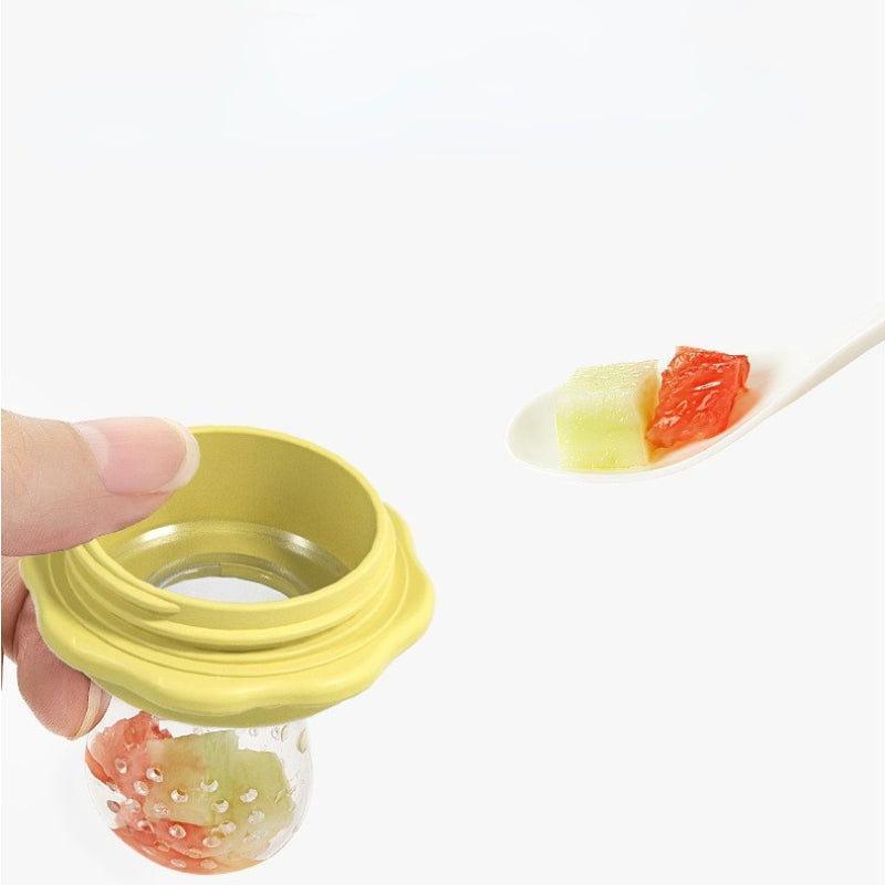BBET Baby Silicone Fruit Feeder with Base Holder - BPA - Free - Twisoo