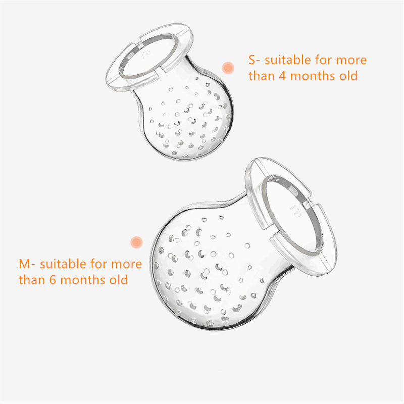 BBET Baby Silicone Fruit Feeder with Base Holder - BPA - Free - Twisoo