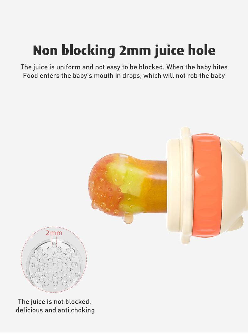 BBET Baby Silicone Fruit Feeder with Base Holder - BPA - Free - Twisoo