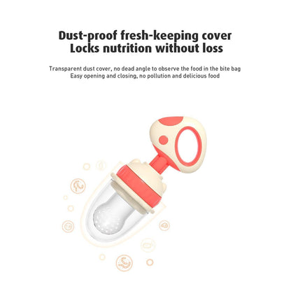 BBET Baby Silicone Fruit Feeder with Base Holder - BPA - Free - Twisoo