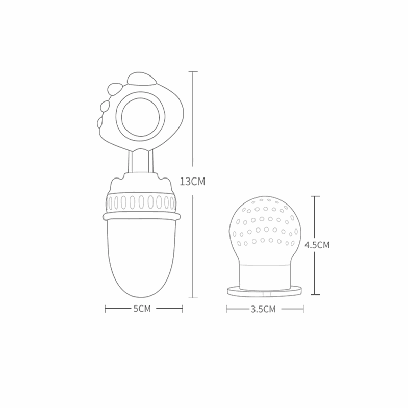 BBET Baby Silicone Fruit Feeder/Pacifier - BPA - Free - Twisoo