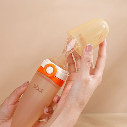 BBET Baby Silicone Spoon Feeding Feeder - BPA - Free (Squeeze Type) - Twisoo