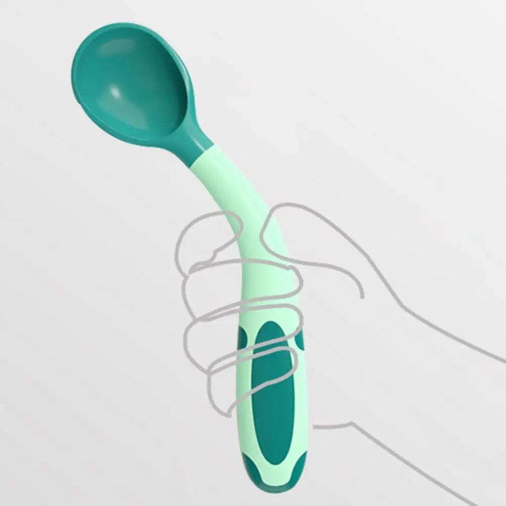 BBET Children Foldable Silicone Spoon and Fork Set - BPA - Free - Twisoo