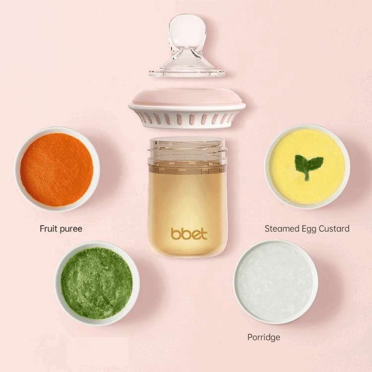 BBET Newborn Unbreakable Silicone Feeding Bottle - BPA - Free (Milk/Food) - Twisoo