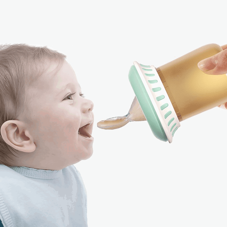 BBET Newborn Unbreakable Silicone Feeding Bottle - BPA - Free (Milk/Food) - Twisoo