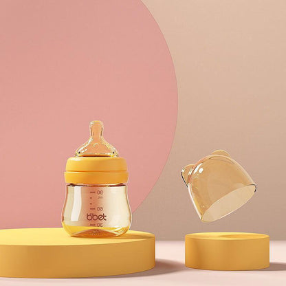 BBET Newborn Wide Neck Baby Feeding Bottle - BPA - Free, 90ML - Twisoo