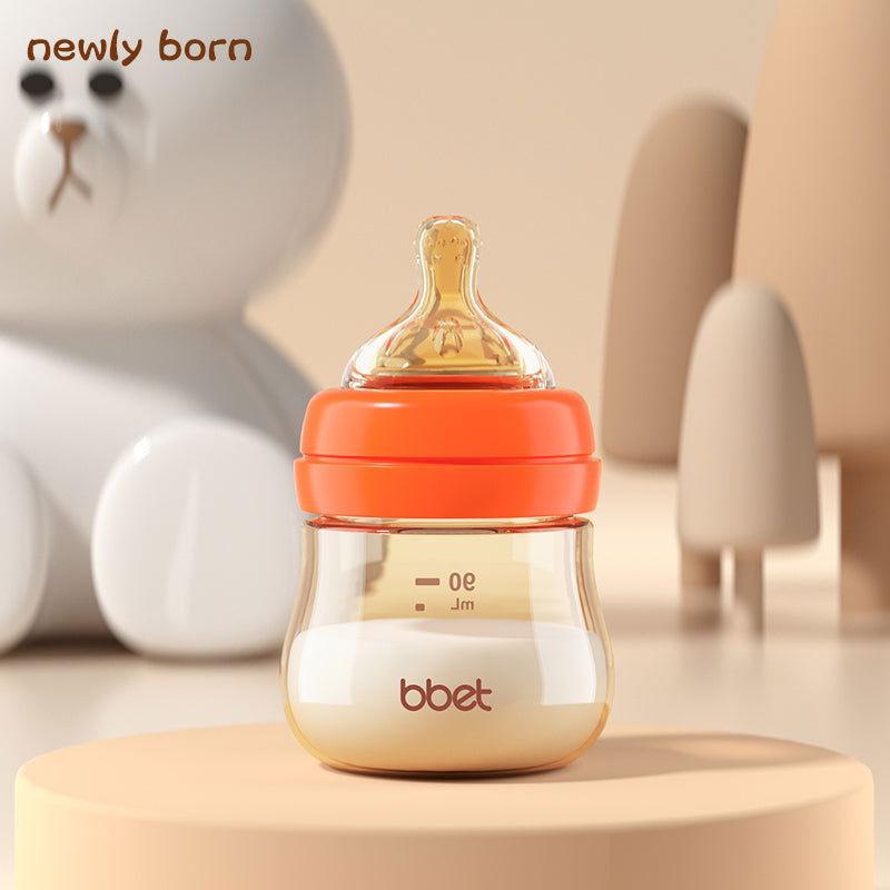 BBET Newborn Wide Neck Baby Feeding Bottle - BPA - Free, 90ML - Twisoo