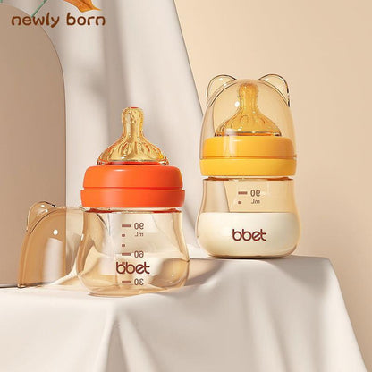 BBET Newborn Wide Neck Baby Feeding Bottle - BPA - Free, 90ML - Twisoo