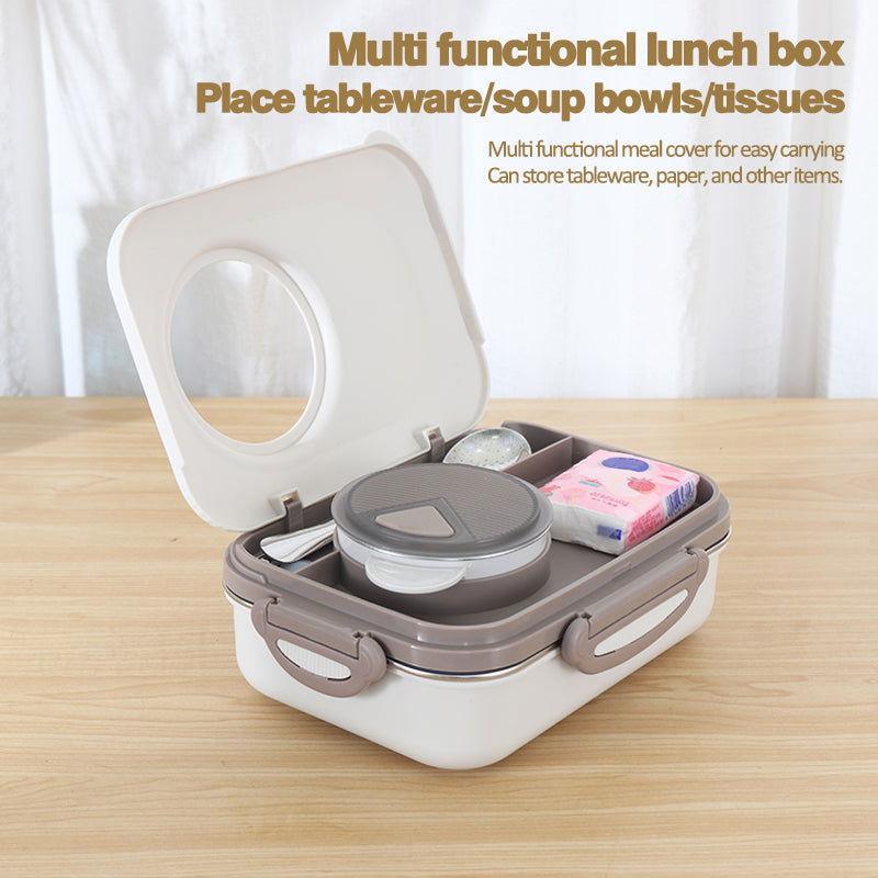Bento - Steel Lunchbox, Spill - Proof for Teenagers and Adults - Twisoo