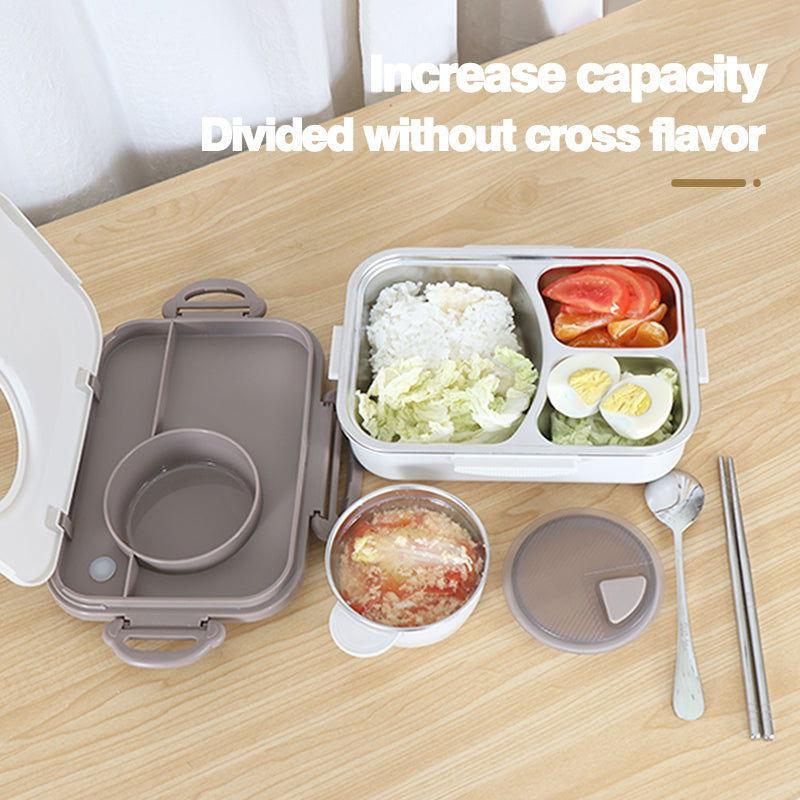 Bento - Steel Lunchbox, Spill - Proof for Teenagers and Adults - Twisoo