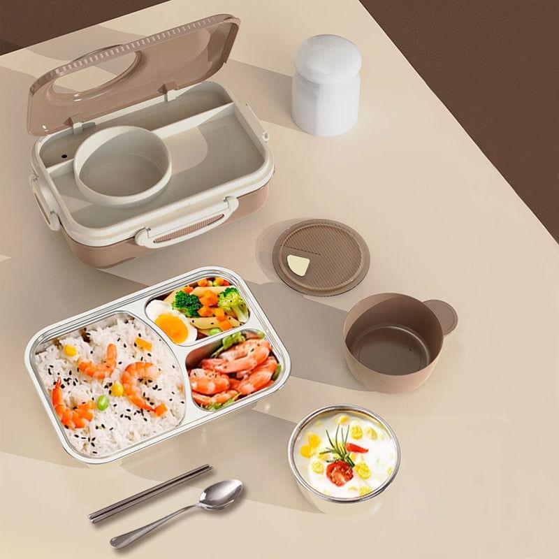 Bento - Steel Lunchbox, Spill - Proof for Teenagers and Adults - Twisoo