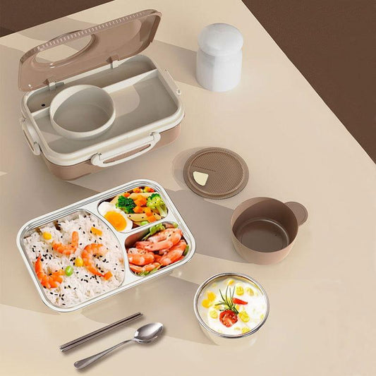 Bento - Steel Lunchbox, Spill - Proof for Teenagers and Adults - Twisoo