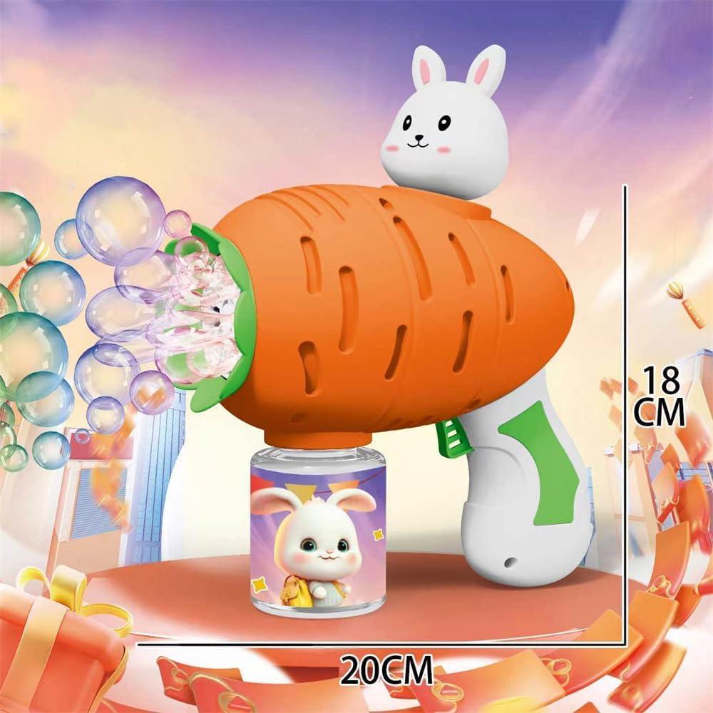 Bunny Bubble Gun - Radish Design, Automatic Bubble Blower for Kids - Twisoo