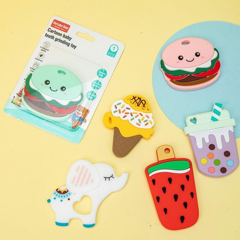 Cartoon Baby Silicone Teether Toys for Newborn Toddlers (Assorted) - Twisoo