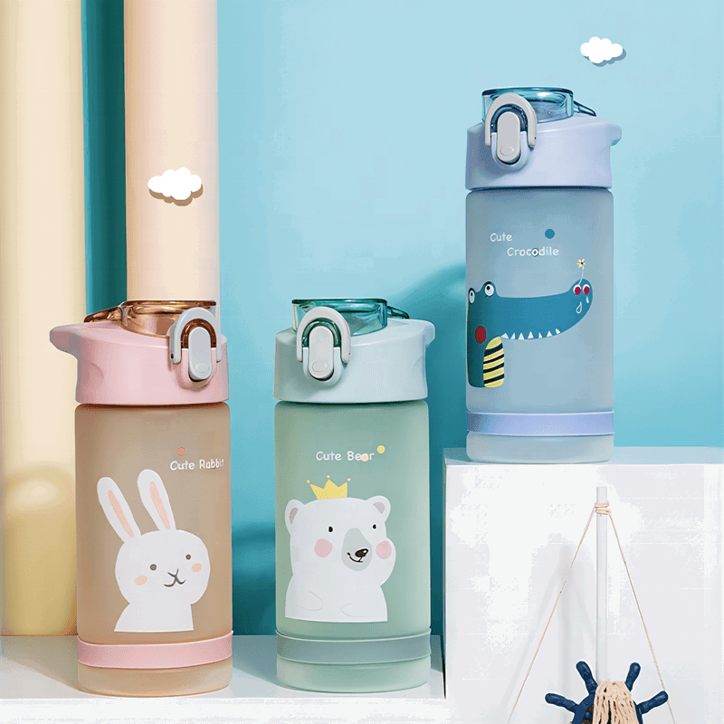 Cartoon Print Outdoor Sports Bottle for Kids - Twisoo