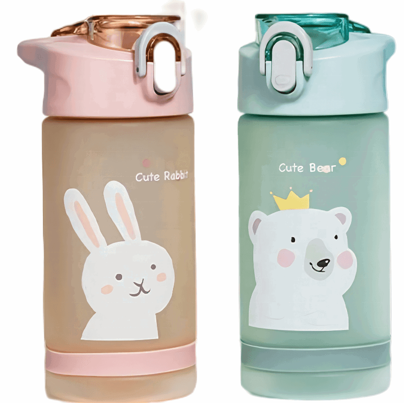 Cartoon Print Outdoor Sports Bottle for Kids - Twisoo