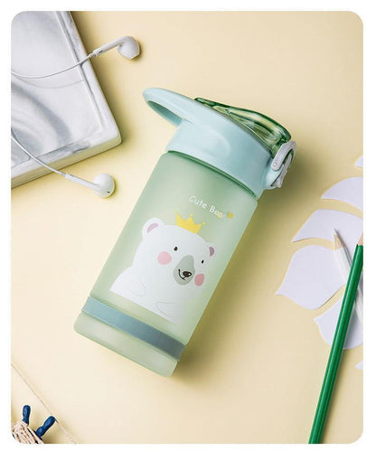 Cartoon Print Outdoor Sports Bottle for Kids - Twisoo