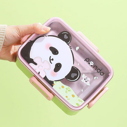 Cartoon Themed - Bento Stainless Steel Lunch Box for Kids - Twisoo