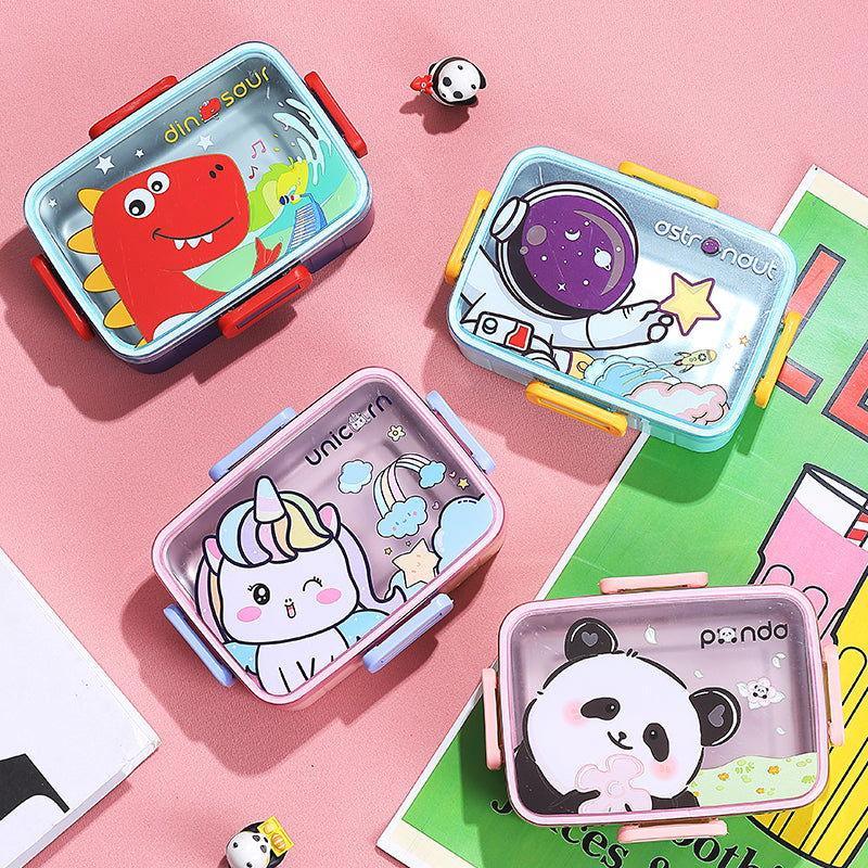 Cartoon Themed - Bento Stainless Steel Lunch Box for Kids - Twisoo