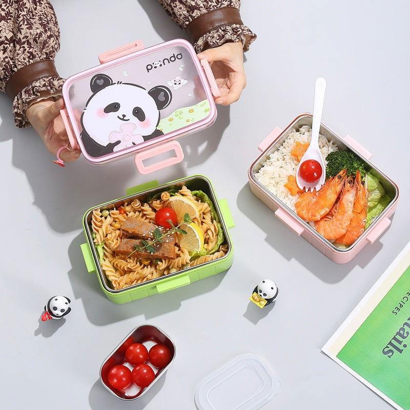 Cartoon Themed - Bento Stainless Steel Lunch Box for Kids - Twisoo