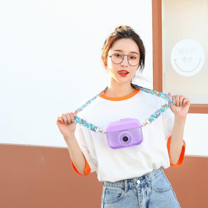 Creative Camera Outdoor Water Bottle for Kids with Portable Strap - Twisoo