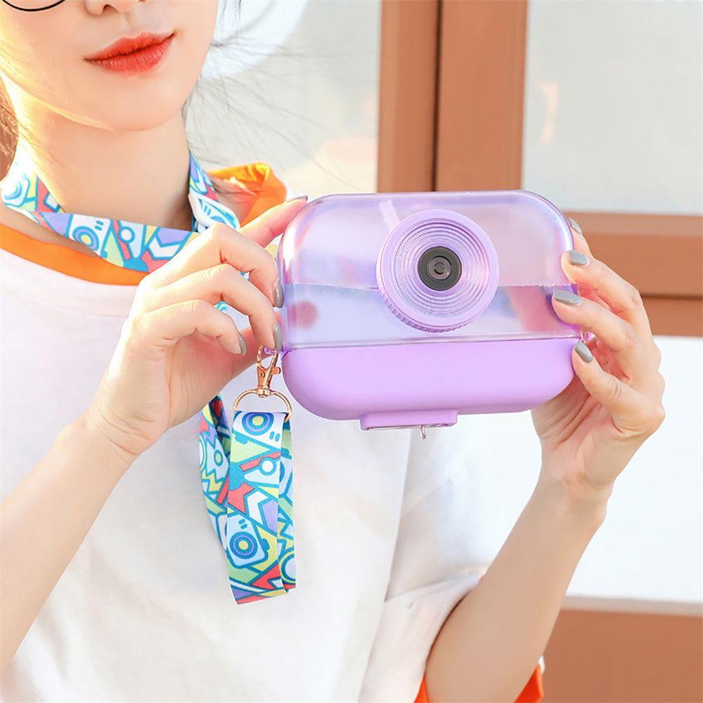 Creative Camera Outdoor Water Bottle for Kids with Portable Strap - Twisoo
