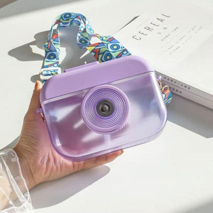 Creative Camera Outdoor Water Bottle for Kids with Portable Strap - Twisoo