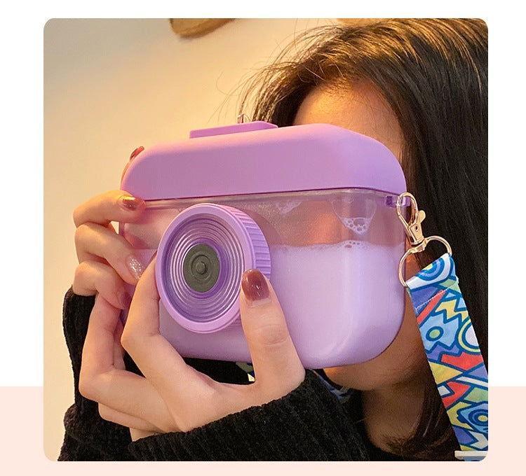 Creative Camera Outdoor Water Bottle for Kids with Portable Strap - Twisoo