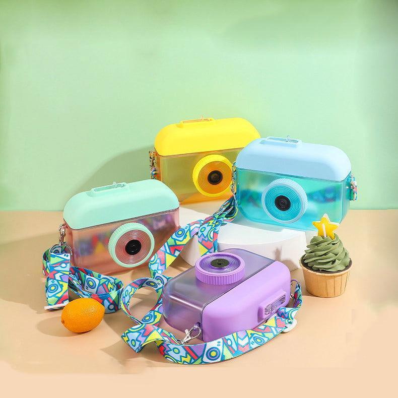 Creative Camera Outdoor Water Bottle for Kids with Portable Strap - Twisoo