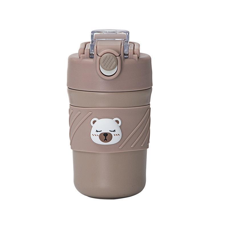 Cute 450 ML Bear Thermal Coffee & Water Cup for Office and Home - Twisoo