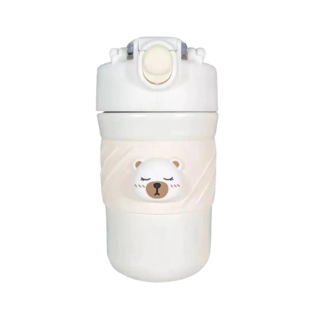 Cute 450 ML Bear Thermal Coffee & Water Cup for Office and Home - Twisoo
