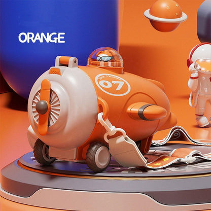 Cute Aircraft Shape Water Bottle for Kids with Portable Strap - Twisoo