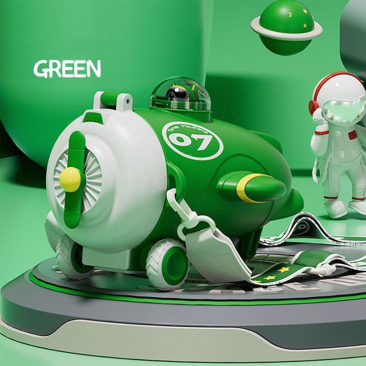 Cute Aircraft Shape Water Bottle for Kids with Portable Strap - Twisoo