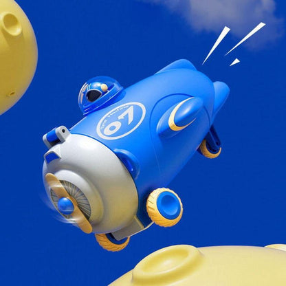 Cute Aircraft Shape Water Bottle for Kids with Portable Strap - Twisoo