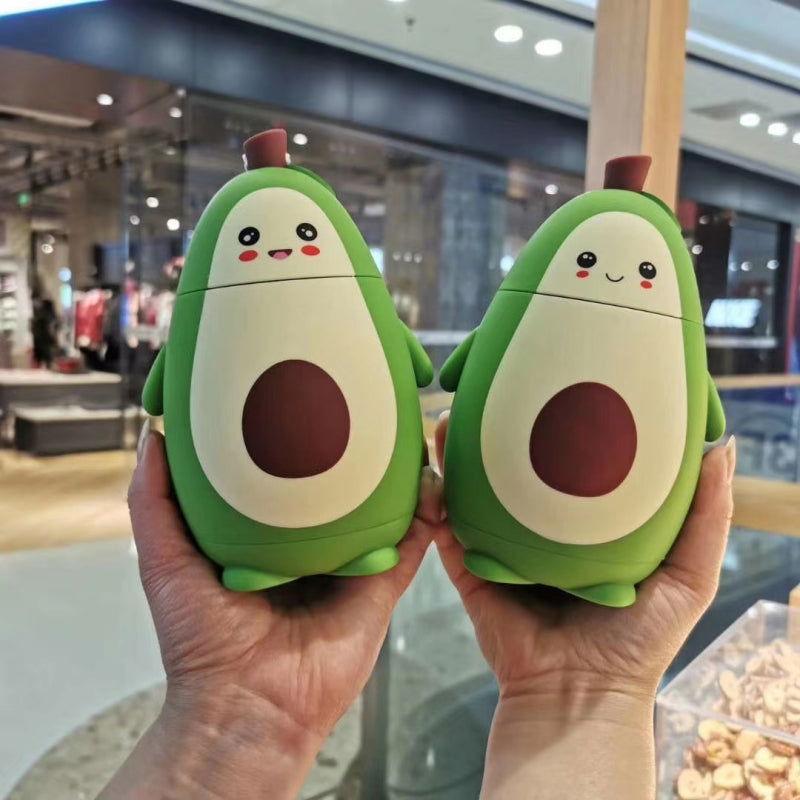 Cute Avocado Double Layer Portable Water Cup with Strap 🥑 - Twisoo