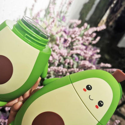Cute Avocado Double Layer Portable Water Cup with Strap 🥑 - Twisoo