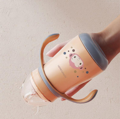 Cute Baby Milk Bottle for Feeding Milk Babies and Kids (Steel) - Twisoo