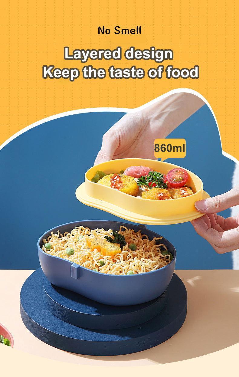 Cute Duck Plastic Lunch Box for Kids 🦆 - Twisoo