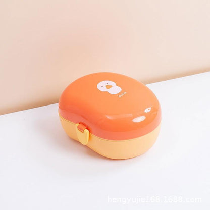 Cute Duck Plastic Lunch Box for Kids 🦆 - Twisoo