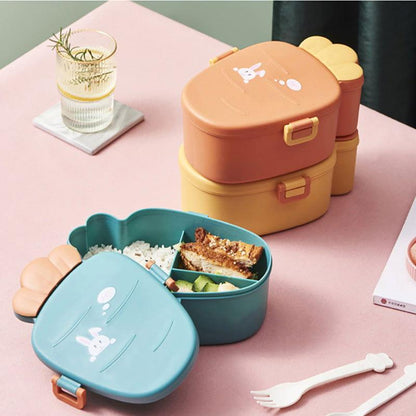 Cute Rabbit Lunch Box for Kids 🐰 - Twisoo