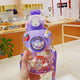 Cute Rabbit Plastic Water Bottle for Kids with Portable Strap - Twisoo