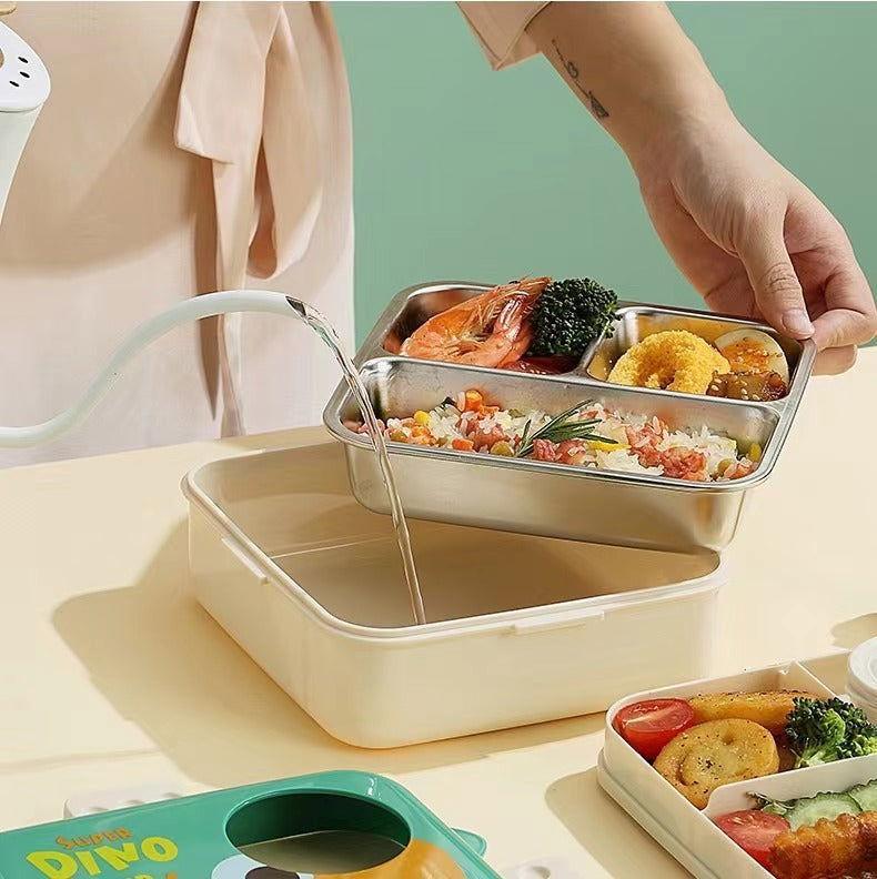 Dino Eye - Spill Free Steel Lunch Box - Twisoo