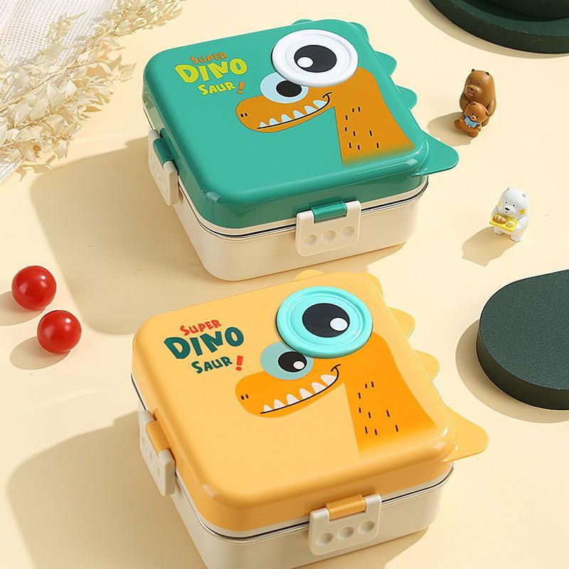 Dino Eye - Spill Free Steel Lunch Box - Twisoo