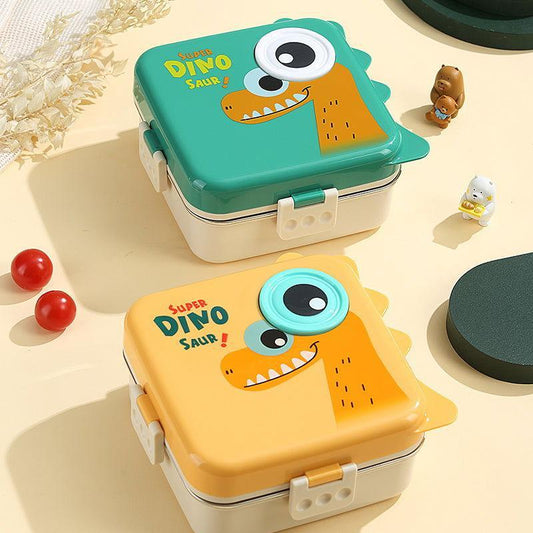 Dino Eye - Spill Free Steel Lunch Box - Twisoo