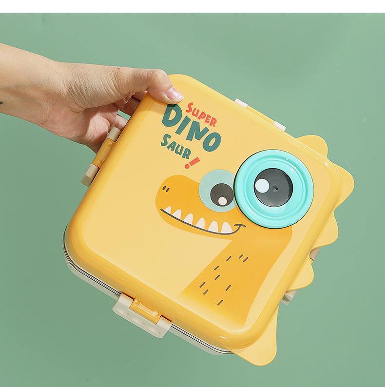 Dino Eye - Spill Free Steel Lunch Box - Twisoo