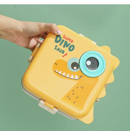 Dino Eye - Spill Free Steel Lunch Box - Twisoo