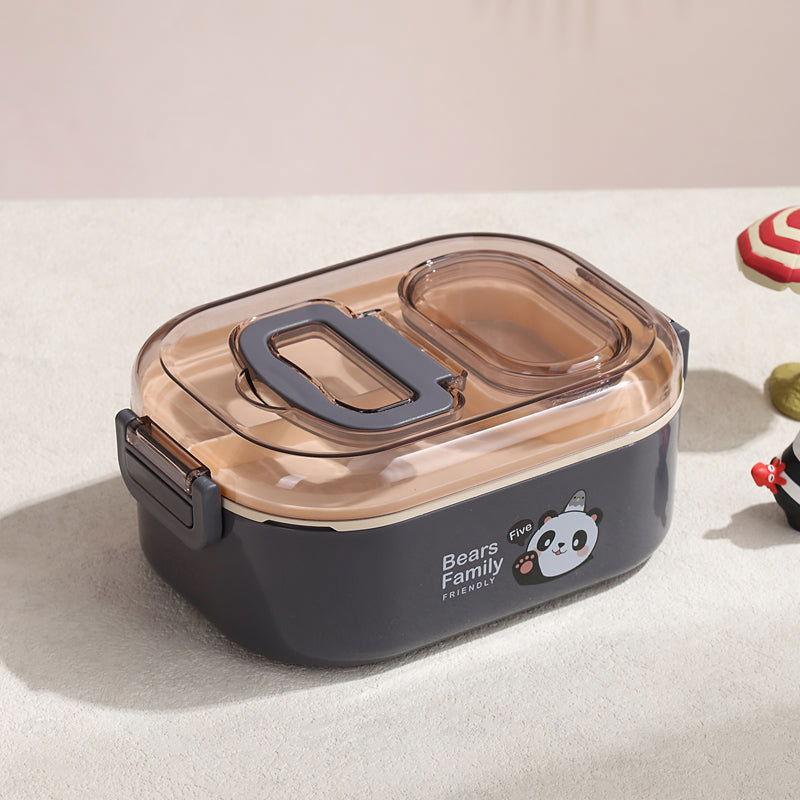 Double Delight - Bento Stainless Steel Lunch Box with Handle for Kids - Twisoo