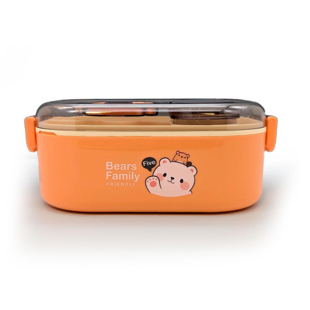 Double Delight - Bento Stainless Steel Lunch Box with Handle for Kids - Twisoo